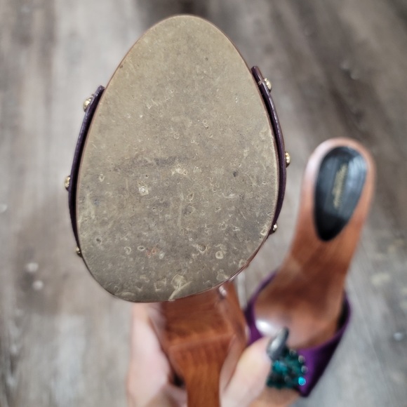 Dolce & Gabbana Crystal Heeled Sandals 37 - Picture 8 of 11